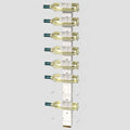 White Wood Wall Wine Storage Rack