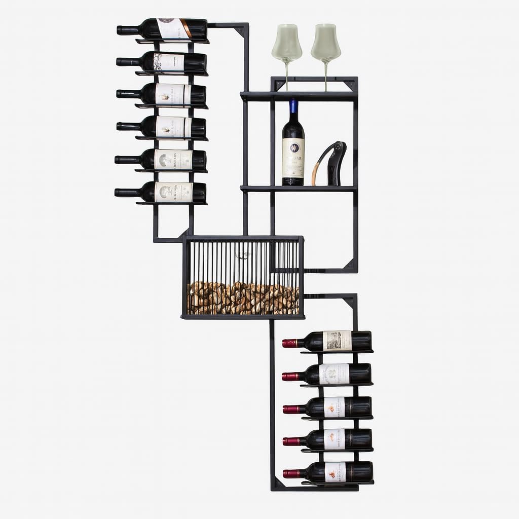 Wall Wine Rack Cork Catcher Display