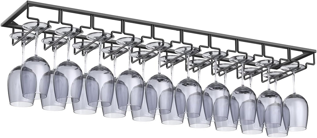 Under Cabinet Large Metal Stemware Rack