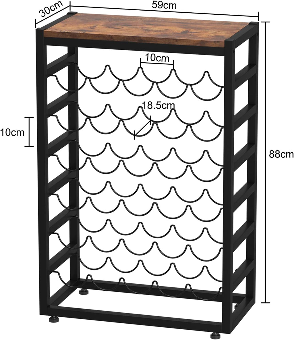 6-Tier Freestanding Wine Storage Rack