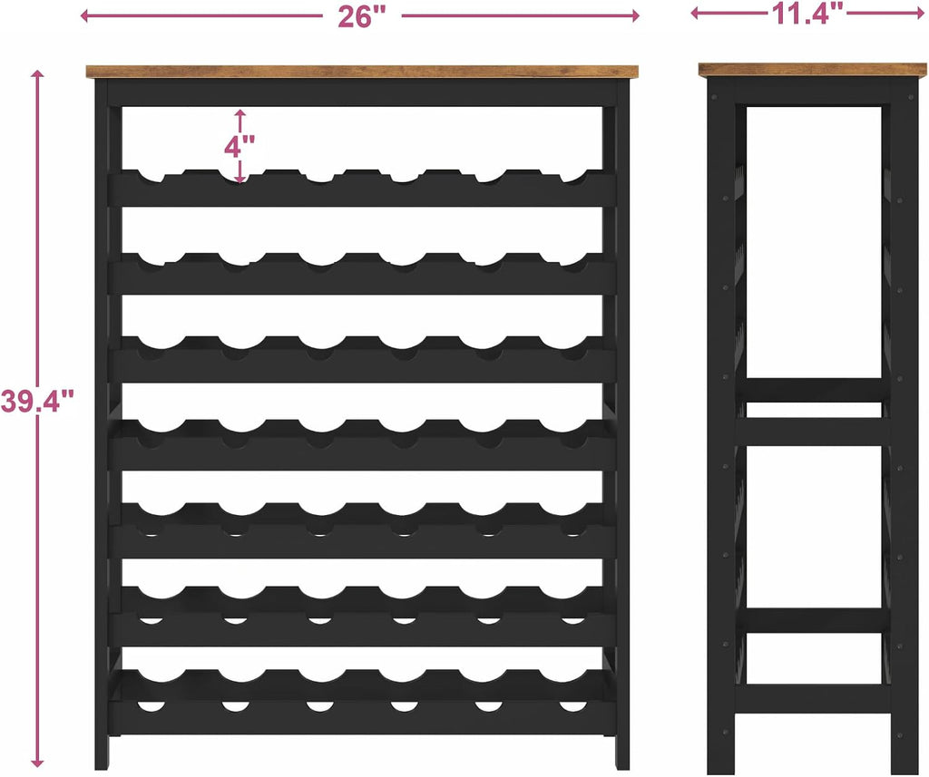 Freestanding Large Capacity Wine Storage Rack