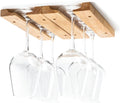 Under Cabinet Wood Wine Glass Holder