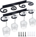 Wall Mount Metal Wine Glass Hanging Rack