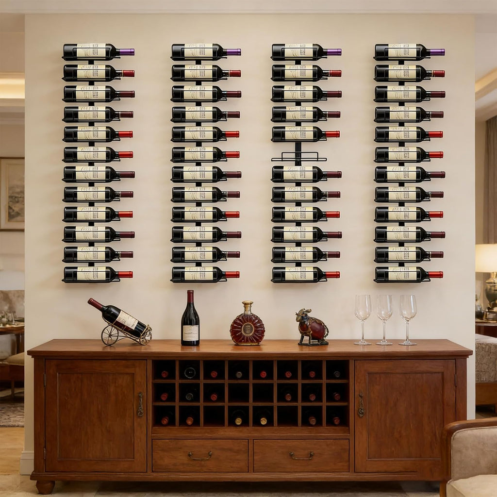 Wall Wine Bottle Holder Storage Rack