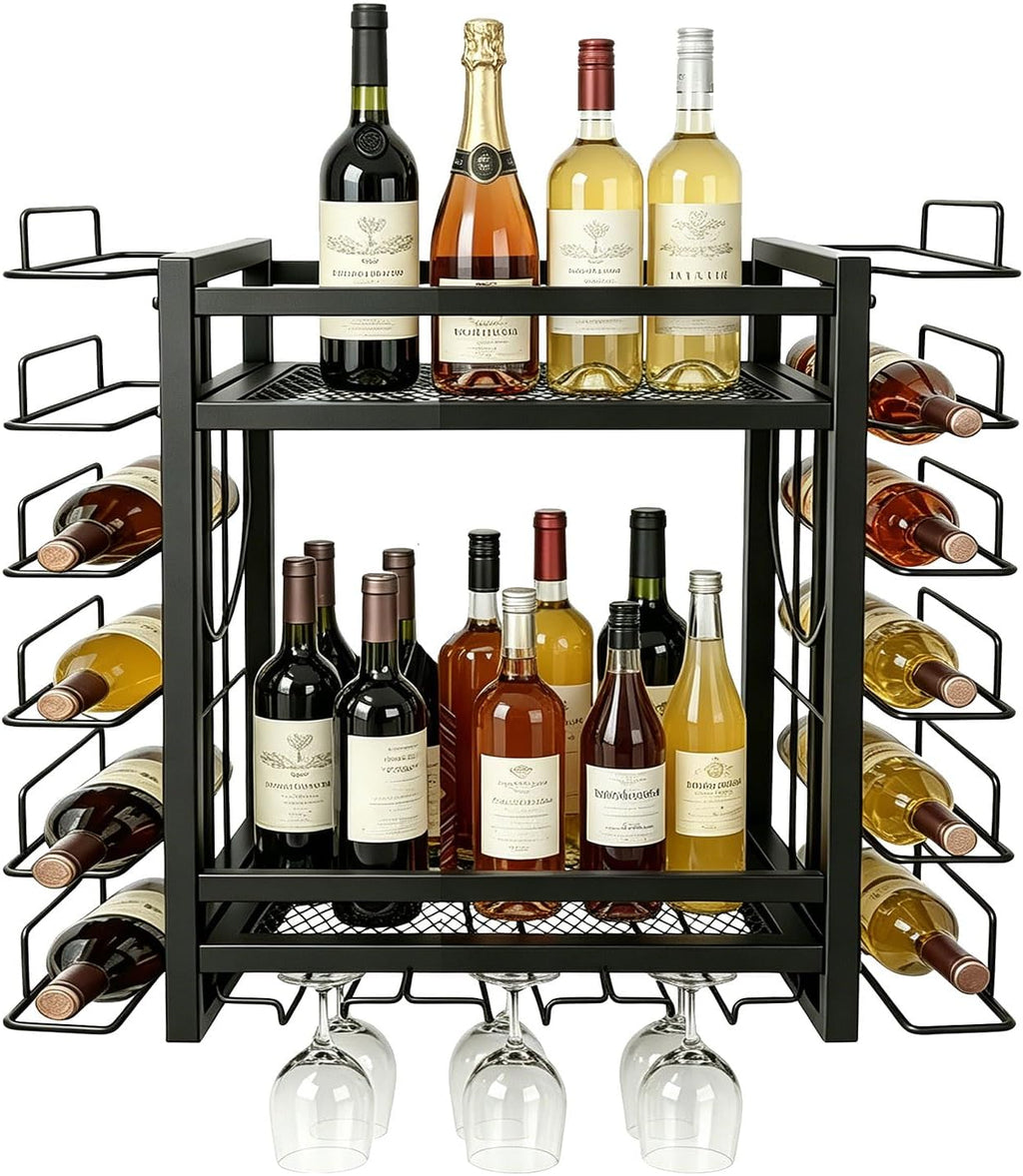Wall Wine Bottle Display Storage