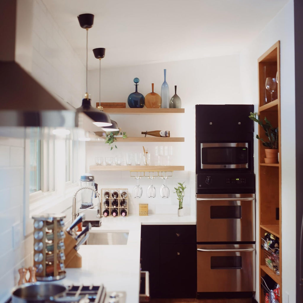 Under Cabinet Metal Stemware Glass Rack
