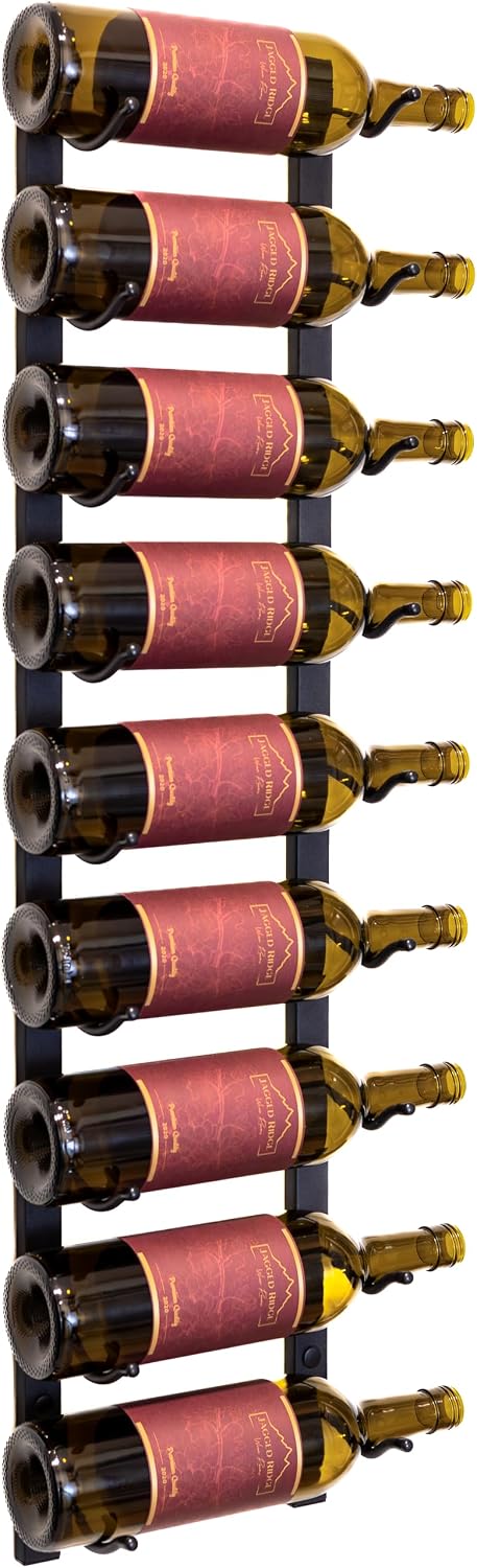 Metal Wall Wine Bottle Storage Rack