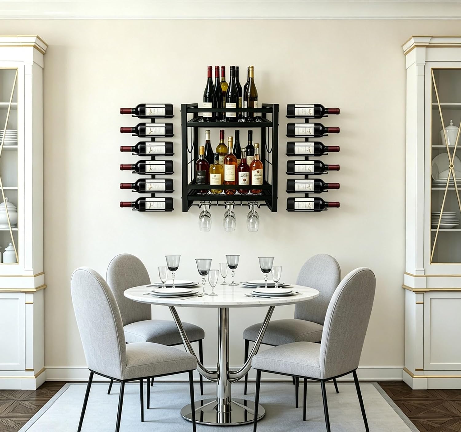 Wall Wine Bottle Display Storage