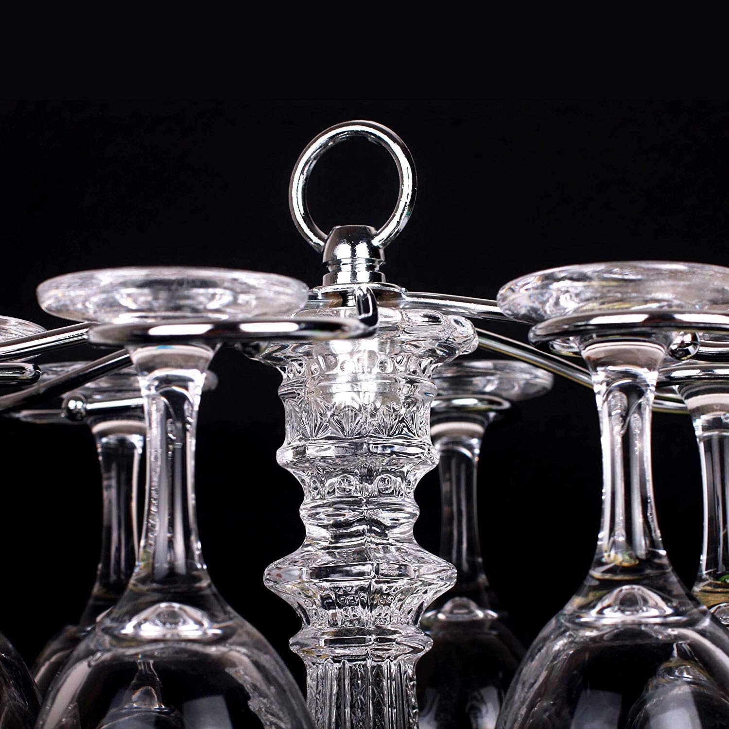 Rotating Wine Glass Holder Eiffel Tower