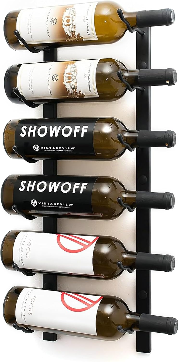 Metal Wall Wine Storage Bottle Rack