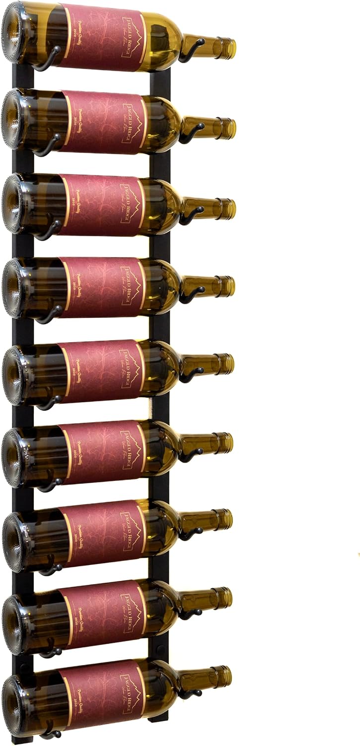 Metal Wall Wine Bottle Storage Rack