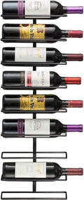 Metal Wall Wine Bottle Holder Rack