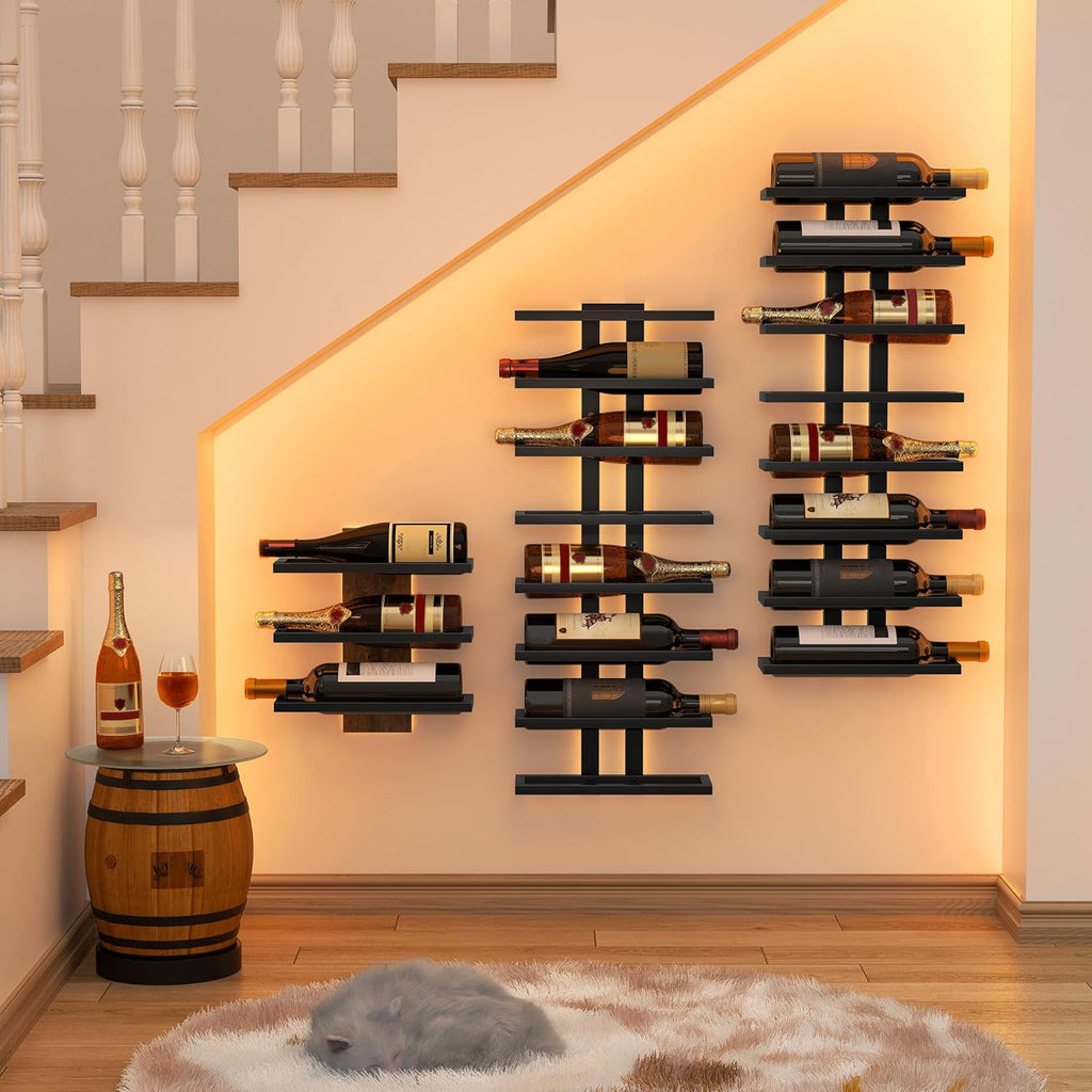 Wall Wine Bottle Display Storage Rack