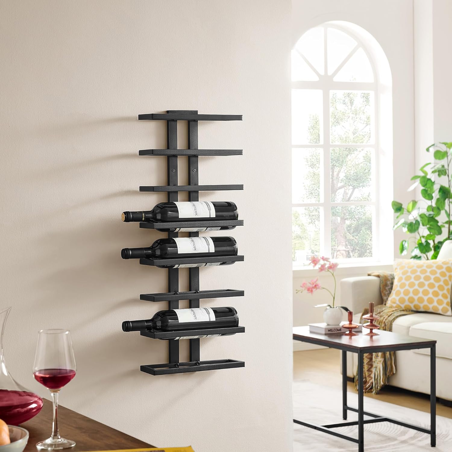 Wall Wine Bottle Display Storage Rack