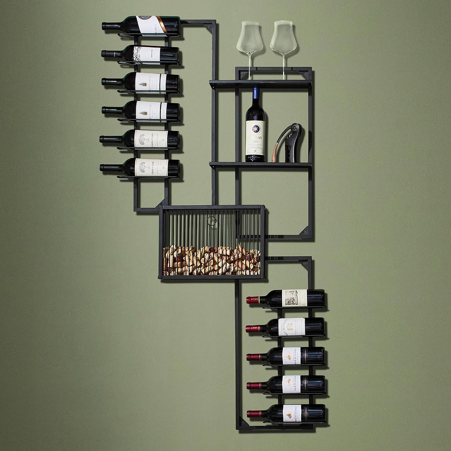 Wall Wine Rack Cork Catcher Display