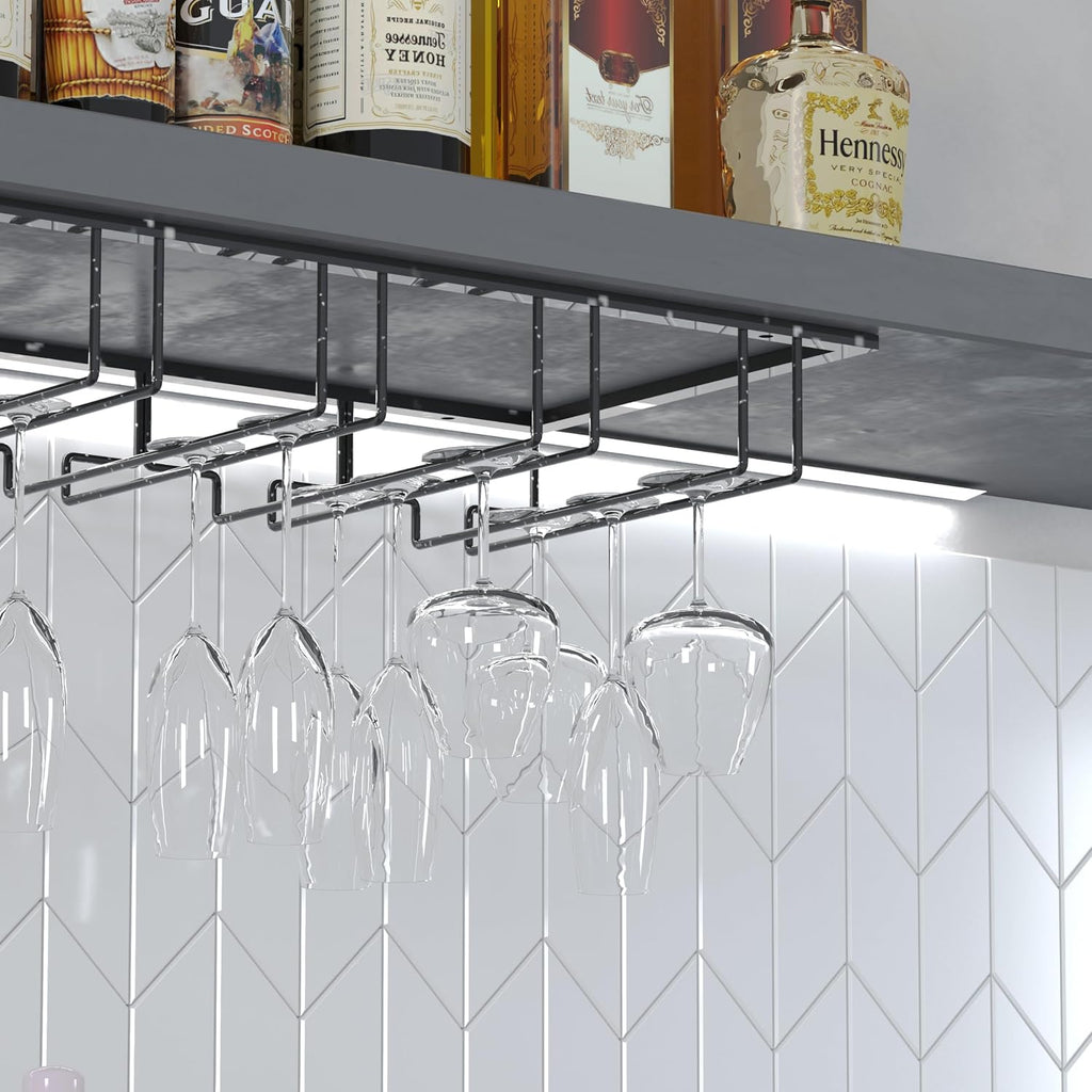 Under Cabinet Metal Stemware Glass Rack