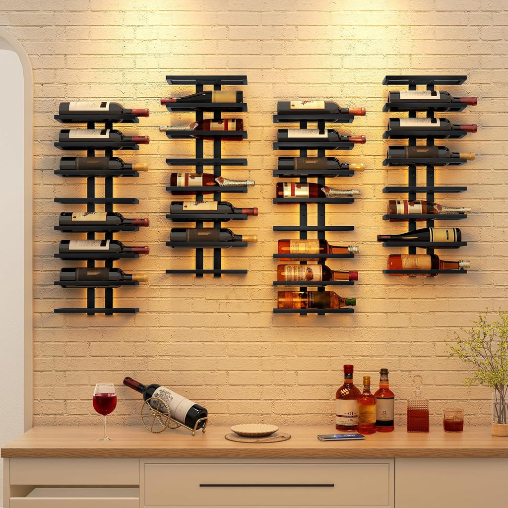 Wall Wine Bottle Display Storage Rack