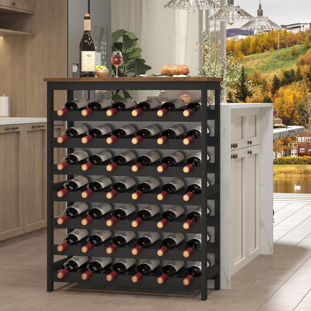 Freestanding Large Capacity Wine Storage Rack